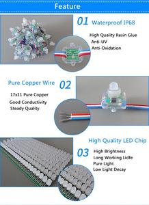 12mm quadratisches LED-Pixel licht Voll farbiges RGB-LED-Pixel modul licht mit IC WS2811 UCS1903 SM16703 DC5V DC12V Für Werbung - Product Image 5