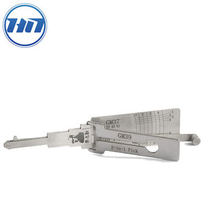 Lishi เครื่องมือล็อคอัตโนมัติ2in1 GM39,อุปกรณ์ถอดรหัสและเลือกล็อกกุญแจรถเครื่องมือ Locksmith ใช้กับอุปกรณ์ GM Buick - Product Image 2