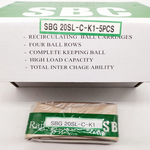 SBC Linear Ball Carriages SBG15SL SBG20SL <strong>SBG25SL</strong> SBG30SL SBG35SL Linear Guide Blocks for Automation Industry - Product Image 3