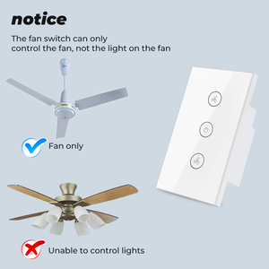 TUYA Smart Fan Switch US Brasilien WiFi Wireless Timing Fernbedienung Wand decken ventilatorsc halter - Product Image 5