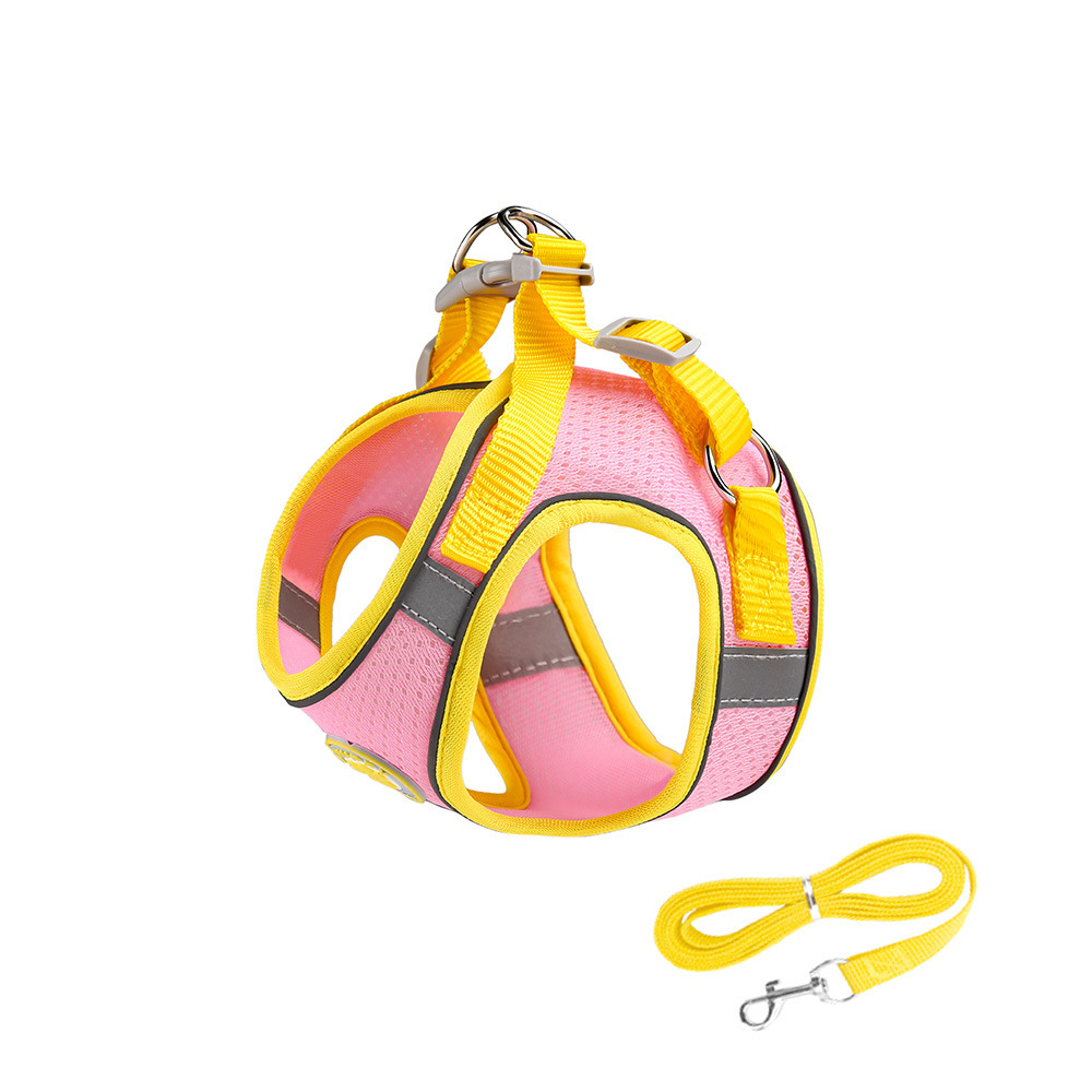 Pink chest and back 1.5-meter traction rope