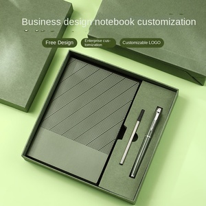 Cuaderno de negocios de tamaño A5 de calidad con logotipo personalizado y Diario de cubierta de papel de caja de regalo - Product Image 2