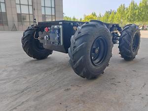 Лидер продаж, мобильный робот-платформа для DIY, Радиоуправляемый 4WD, Электрический протокол шины Pwt1000, аксессуары, 4WD умный робот, автомобильное шасси - Product Image 6