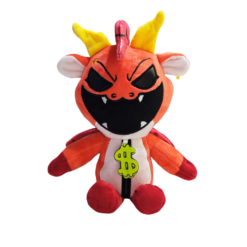 Dragón rojo de boca grande 110g25cm