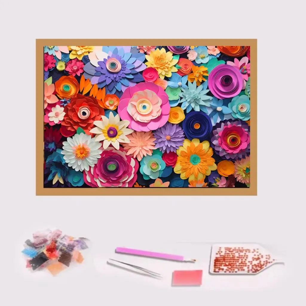 COOLEVE fábrica al por mayor 5D DIY productos hechos a mano personalizados estilo atractivo regalo personalizado diamante pintura Kit para niños adultos