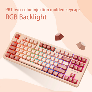 Mechanical <strong>Keyboard</strong> Wired/bt/2.4g Tri-Mode Wireless 87 <strong>Keys</strong> for Desktop and Laptop Multi <strong>Keys</strong> USB Type C for PC Tablet Phone - Product Image 3