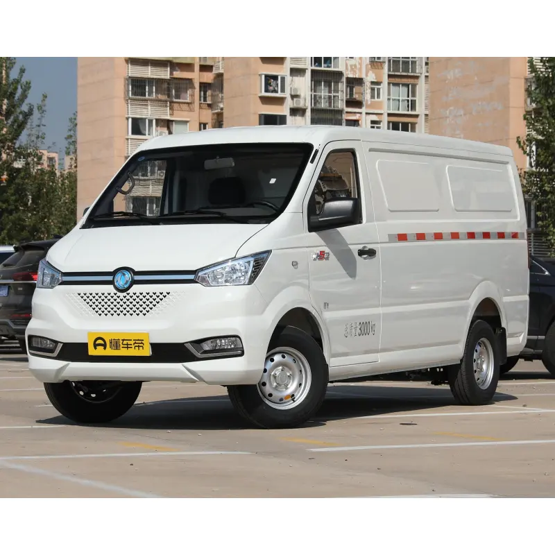 저렴한 자동차 재고 Dongfeng EM26 화물 밴 전기 밴 220km 범위 중국 미니 버스 도시 차량 새로운 에너지 차량