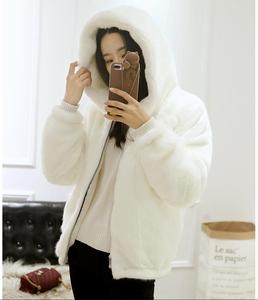 Pelliccia di coniglio di visone nero bianco rosa <span class=keywords><strong>grigio</strong></span> giacca <span class=keywords><strong>cappotto</strong></span> <span class=keywords><strong>cappotto</strong></span> invernale modello corto <span class=keywords><strong>cappotto</strong></span> primaverile - Product Image 2