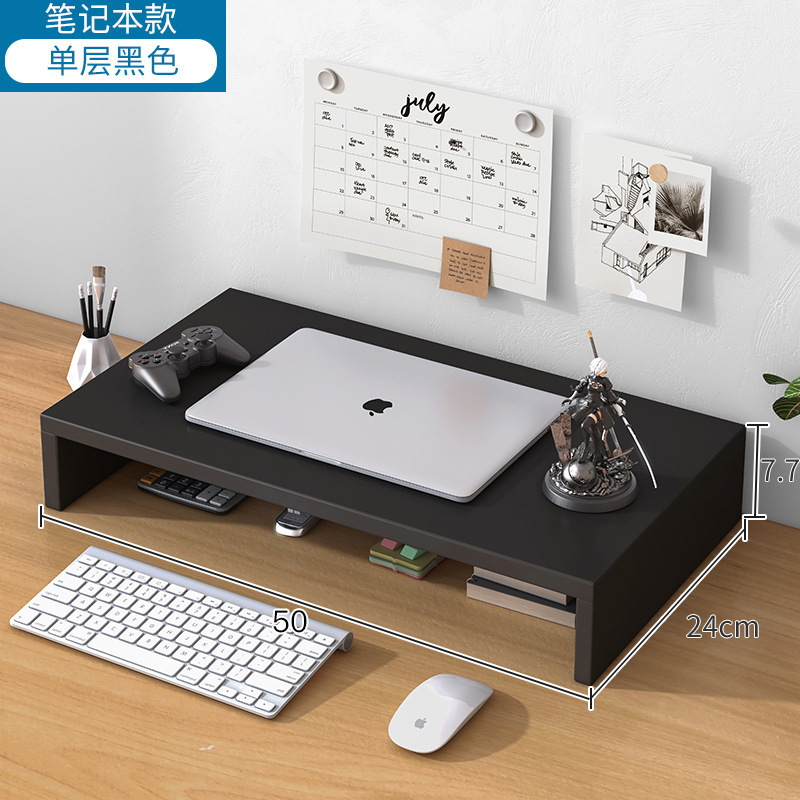 single-layer black laptop