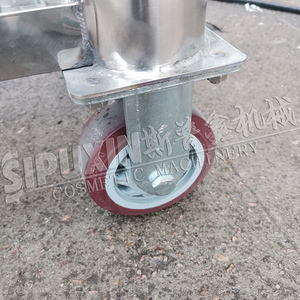 SPX sıvı emülsifiye reaktör karıştırıcı elektrikli buhar ısıtma karıştırıcı paslanmaz çelik karıştırma tankı - Product Image 5