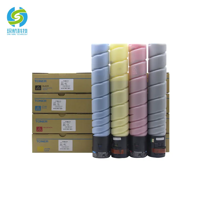 Bubuk Toner Warna Printer Asli TN514 untuk Konica Minolta C554 C258 C368 C454E C458 C558 C658 Kartrid Toner Isi Ulang