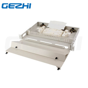 19 polegadas 1U fixo Rack Mount cobertura completa fibra óptica <span class=keywords><strong>Patch</strong></span> <span class=keywords><strong>Panel</strong></span>