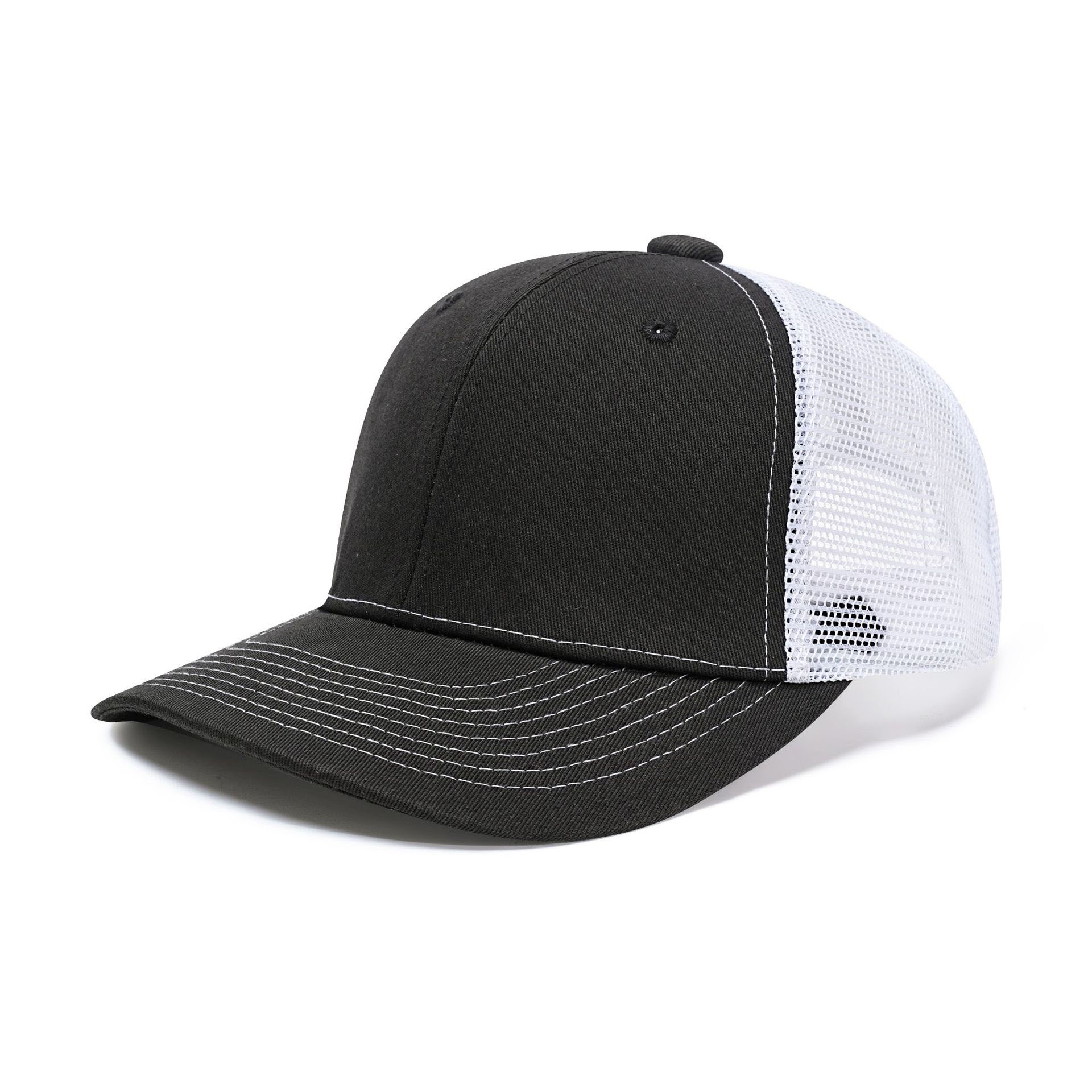 Dark gray and white mesh