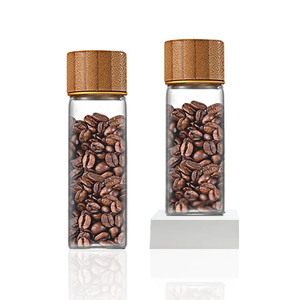 JM 50ml 60ML Empty Spice <strong>Jar</strong> With Bamboo Lidsand Wooden Sport and Customized Sticker for Spice and Sample Shown - Product Image 4