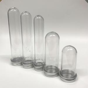 38*105mm 60ml laboratuvar kullanımı gıda standart şeffaf yuvarlak alt PET plastik tüp ile vidalı kapak - Product Image 5