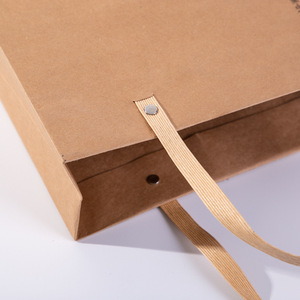 Özel eko dostu biyobozunur kahverengi Fast Food gitmek için teslimat Paperbag restoran tasfiye ambalaj Take Away Kraft kağıt torba - Product Image 4