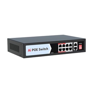 İletişim ağları için 48VVLAN SNMP QoS & AI Watchdog ile 8 Port + 2 POE RJ45 100M yönetilmeyen Ethernet ağ anahtarı - Product Image 3