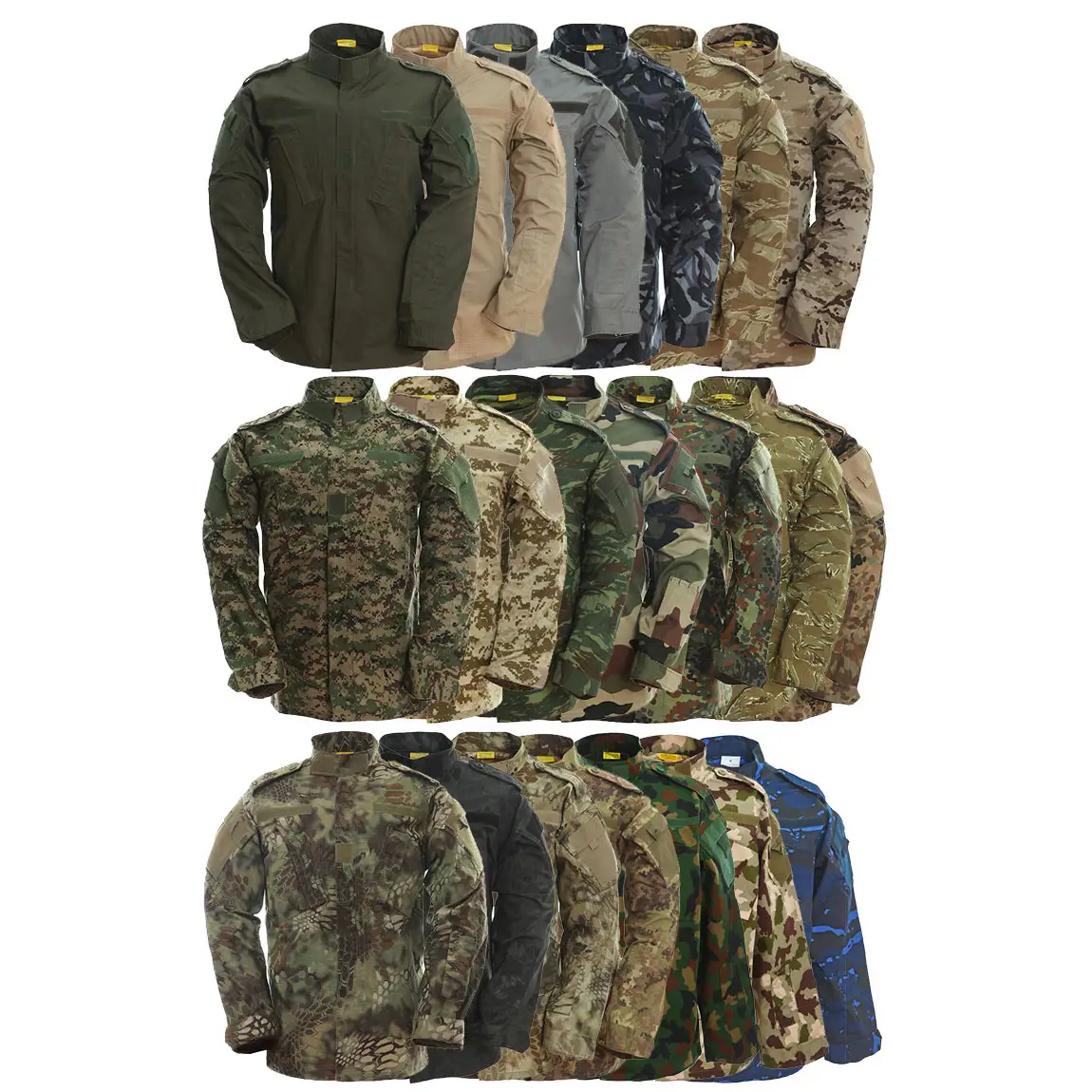 CHENHAO-traje Multicam para hombre, uniforme de camuflaje, chaqueta táctica, pantalones, uniformes