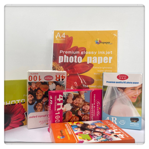 180gsm 230gsm 260gsmサイズA4A3フォト用紙4R5Rプラスインクジェット印刷用光沢フォト用紙 - Product Image 1