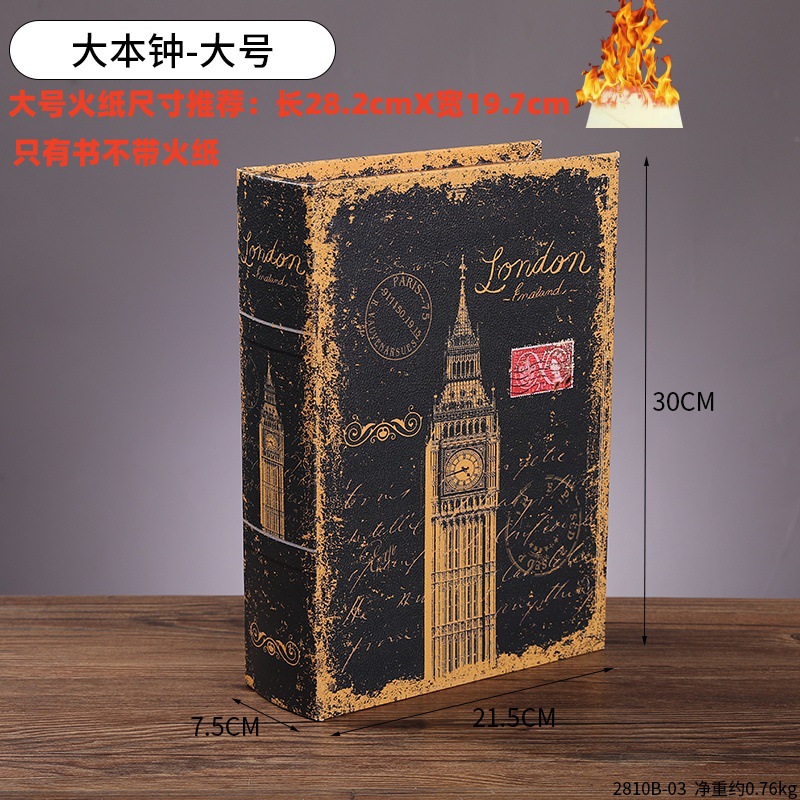 2810B-03-Livre de simulation--Big Ben-Grande taille