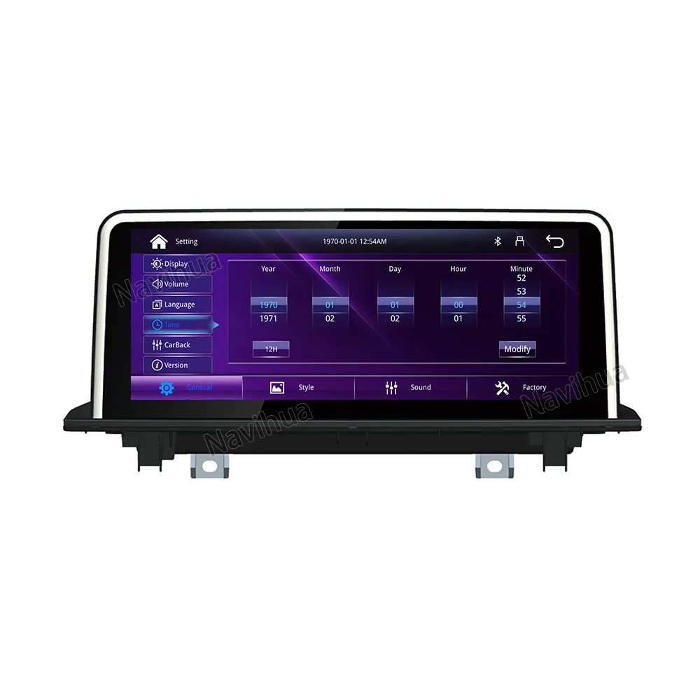 Navihua Linuxระบบวิทยุสเตอริโอรถยนต์สําหรับBMW X1 F48 CarPlay & Android GPSอัตโนมัติWIFI HifiเสียงFM RDSสนับสนุนกล้องAHD NBT EVO