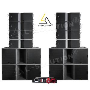 L-solution アクティブ K210A デュアル10インチ 8台 & KS28-A ダブル18インチ 4台 ラインアレイスピーカー ラインアレイシステム フルセット - Product Image 2