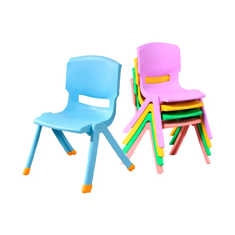 Wholesale Home Preschool School Classroom Seating Stacking Stackable Stool Kindergarten Kids Plastic Chairs For Kids