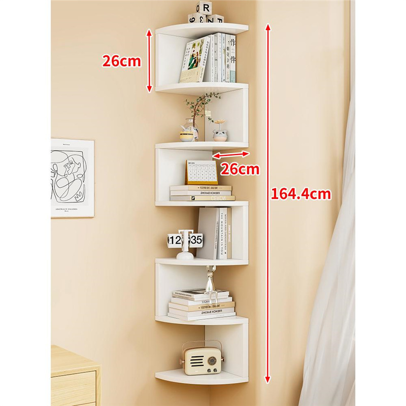 Blanc-7 couches-rayon 26 cm-adhésif sans clous-vis d'expansion