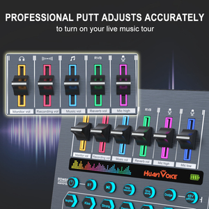 Professional USB <strong>Audio</strong> Interface With 48V <strong>Microphone</strong> Recording Studio Sound Card Variety of Sound Effects for Gaming Sound Card - Product Image 4