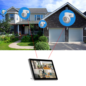 Sistema de cámara de seguridad de visión nocturna a prueba de agua de fábrica 5MP HD intercomunicador bidireccional Video PTZ WiFi solar IP NVR cctv kits de cámara - Product Image 5