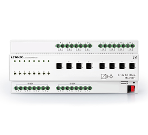 Zigbee Беспроводной 8-канальный Диммер 0-10 В умный Одноцветный модуль для умных гостиничных и домашних систем - Product Image 1