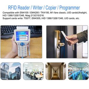 Alle Karten unterstützung RFID NFC Card Cloner Copier Reader Writer für IC ID HID UID Decoder NFC Reader Schlüssel anhänger Karten Programmierer