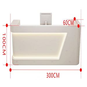 Nhà Máy Giá Khách Sạn Công Ty Nội Thất Quầy Lễ Tân Nhân Viên Thu Ngân Led Bàn Tiếp Tân Cho Salon Bar Thanh Toán Truy Cập * - Product Image 5