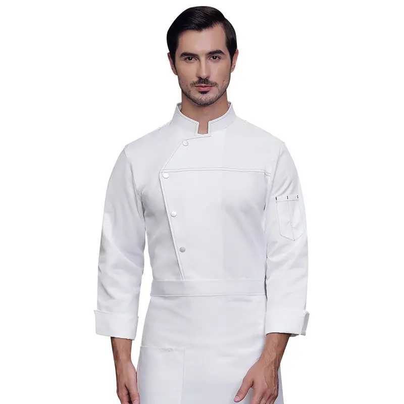 Uniforme ristorante Premium chef uniforme abbigliamento giacca uniforme invernale cappotto unisex chef