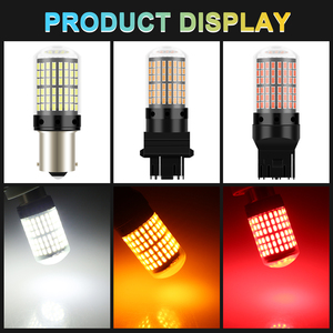 PEL 3030 Led 27SmdターンシグナルライトカーリザーブランプブレーキライトCanbus P21W Led Ba15S Py21W Bay15D 1157 1156 Led