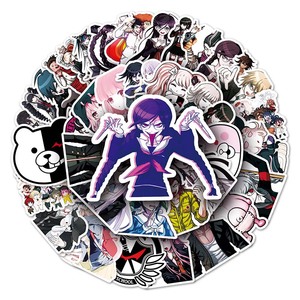 50pcs bí ẩn trò chơi Vinyl chống thấm nước đạn lý thuyết bị hỏng Anime Sticker gói cho trẻ em máy tính xách tay điện thoại hành lý Sticker - Product Image 5