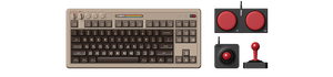 87键BT热插拔无线游戏键盘双超级按钮8比特复古C64机械键盘视窗/安卓- - Product Image 5