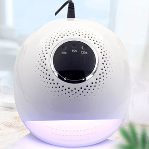 Lámpara de uñas UV LED de alta potencia de 84W para uñas de gel con temporizador de memoria, pantalla LCD, sensor y curado de doble velocidad - Product Image 1