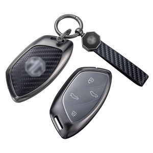DM High Quality Zinc Alloy Leather Car <strong>Key</strong> Case Cover for Roewe RX5 I5 MAX RX3 2017 for <strong>MG</strong> MG6 <strong>ZS</strong> HS Flip Keychain Accessories - Product Image 6