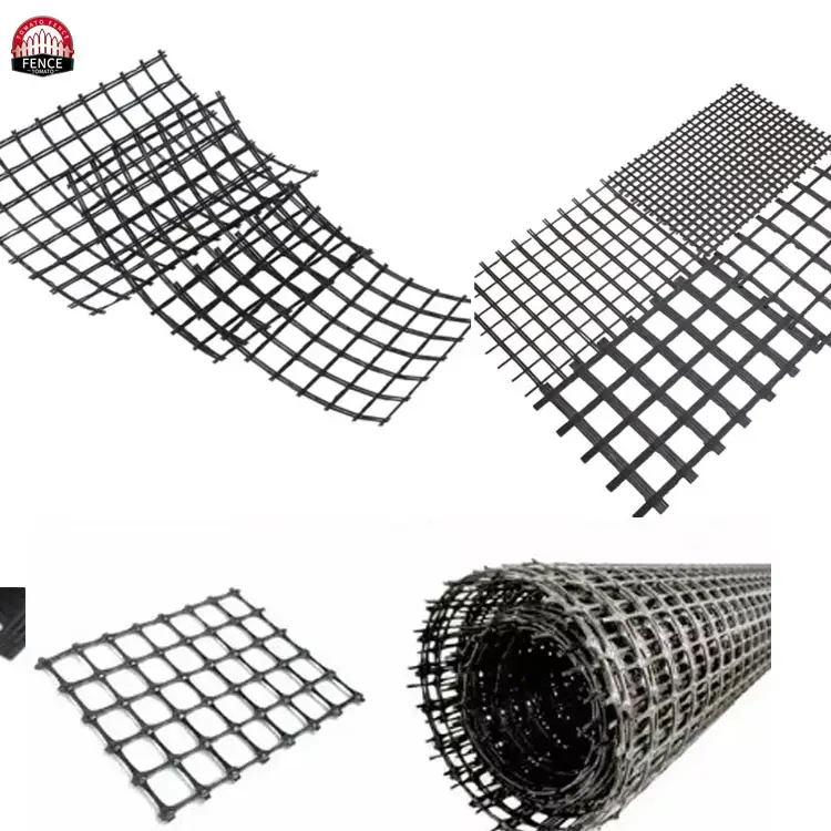 Petek ızgara inşaat dekorasyon çakıl ızgara beton çim finişer üç eksenli madencilik çözgü örme fiberglas