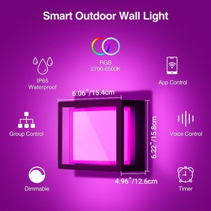 スマートホームRGBCWWifi LEDランプリビングベッドルームAlexa & GoogleアシスタントTuyaと連携その他のAPPコントロールLEDスマートホームライト - Product Image 2