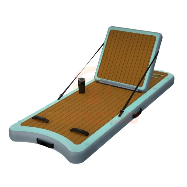 Alta qualità galleggianti saltare in aria divano punto a goccia in tessuto gonfiabile ritrovo galleggiante sedia a sdraio per la vendita