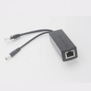 Gigabit IEEE802.3af/at 48V to DC12V 1.5-2A Ethernet 10/100/1000Mbps to IP Camera Data Power <strong>Output</strong> Isolated PoE Splitter - Product Image 2