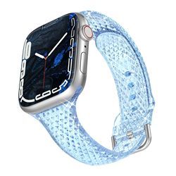 Bracelet bleu translucide uniquement