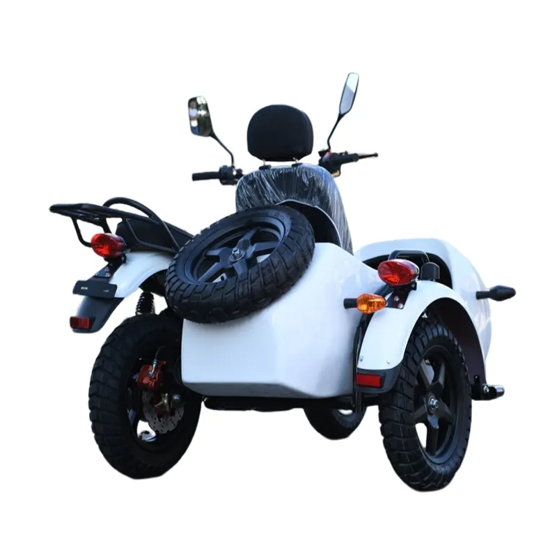 150cc/200cc 59mph Xăng Ba Bánh xe gắn máy với sidecar