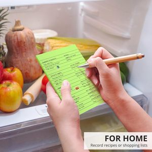 Registro de recetas, listas de compras, curso de examen, notas adhesivas, Impresión de blocs de notas corporativas personalizados con logotipo - Product Image 5