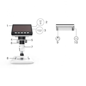 4.3-inch electronic <strong>microscope</strong> <strong>with</strong> screen circuit detection 1000 times <strong>digital</strong> <strong>microscope</strong> - Product Image 4