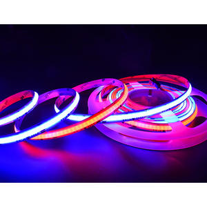 Rüya renk FCOB SPI RGB IC LED ışık şerit yüksek yoğunluklu 720 LEDs esnek WS2811 adresli cob led şerit işık - Product Image 4