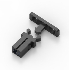 Piccolo interruttore di plastica a pressione, Mini chiavistello a tocco Non magnetico, interruttore di blocco della porta in miniatura - Product Image 3