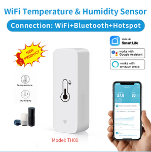 Sensor de temperatura inteligente Tuya control remoto inteligente detector de humedad monitor de temperatura Zigbee con enlace - Product Image 3